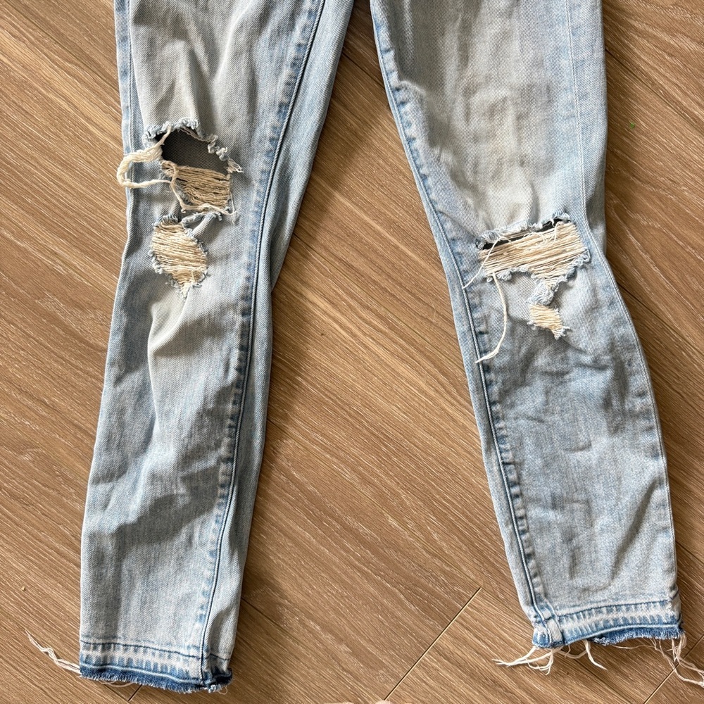 Mother Superior Jeans The Rascal Undone Hem Vacation Temptation sz 24 - Picture 8 of 11
